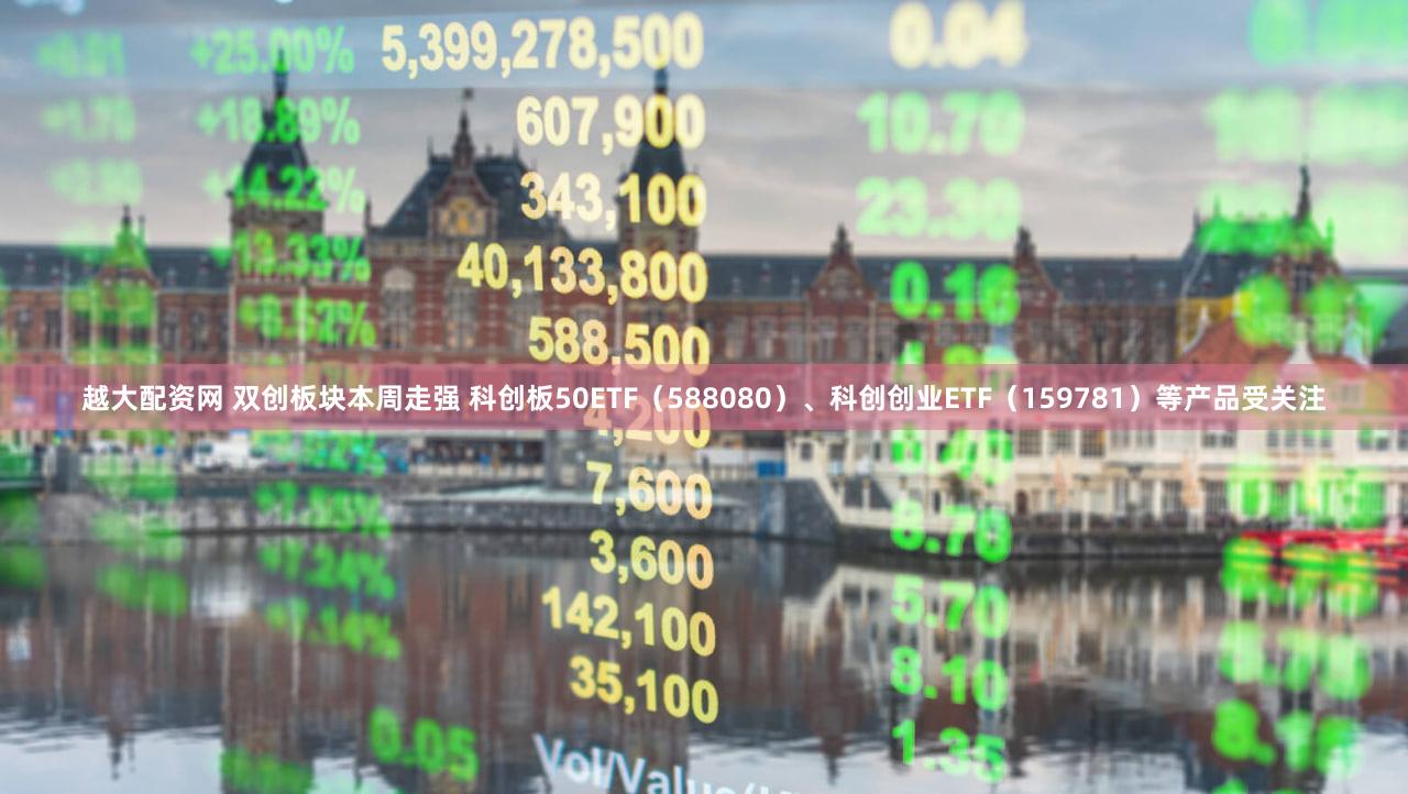 越大配资网 双创板块本周走强 科创板50ETF（588080）、科创创业ETF（159781）等产品受关注