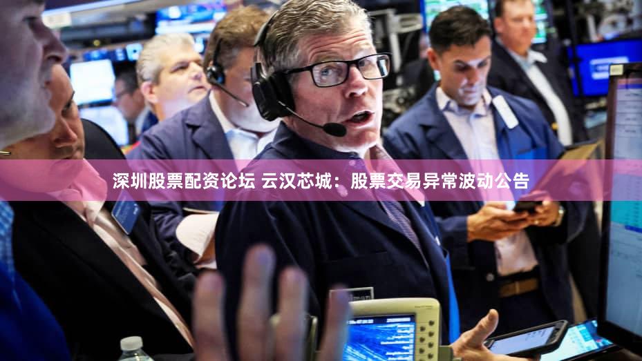 深圳股票配资论坛 云汉芯城:股票交易异常波动公告