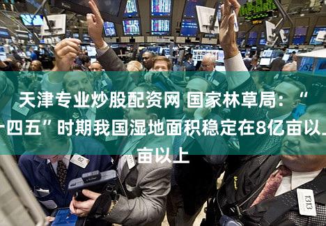天津专业炒股配资网 国家林草局：“十四五”时期我国湿地面积稳定在8亿亩以上